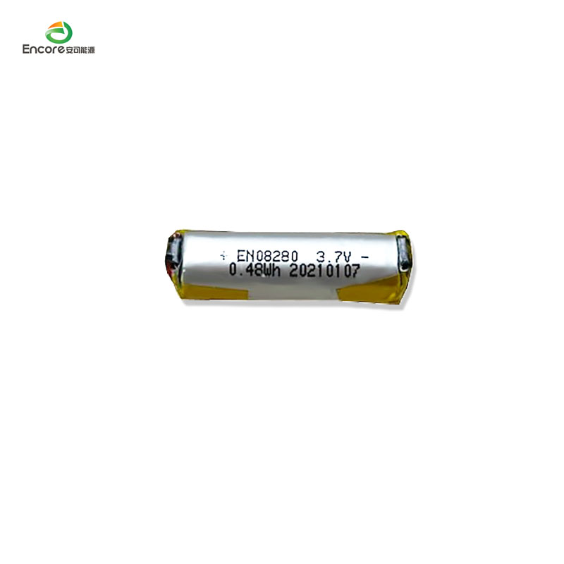 08280 120mAh உருளை லிப்போ பேட்டரி