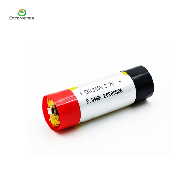 13400 உருளை 550mah லிப்போ பேட்டரி