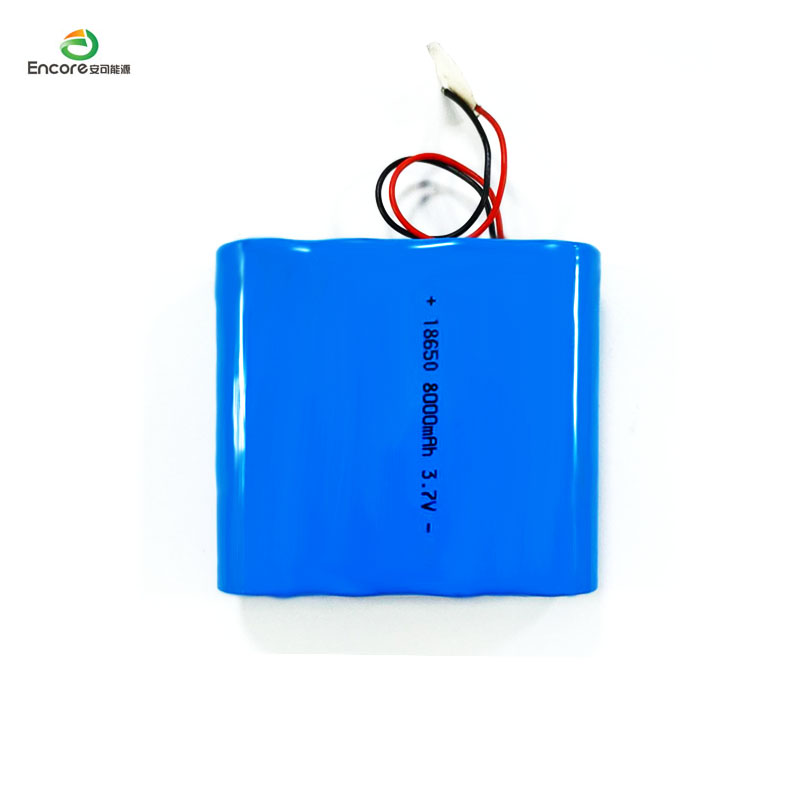 18650 8000mAh 3.7V லித்தியம் அயன் பேட்டரி பேக்