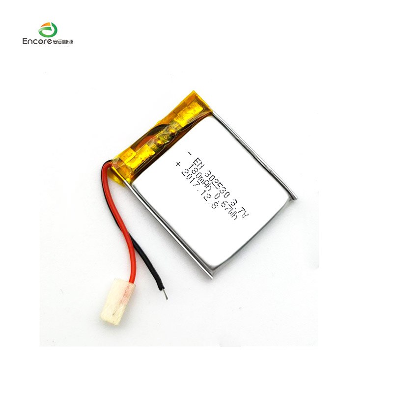 அழகுக்காக 3.7v 180mah LiPo பேட்டரி