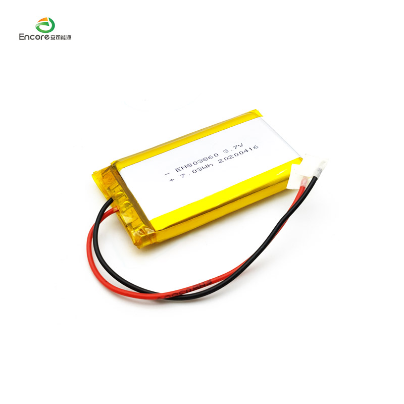 3.7v 2000mah லி பாலிமர் பேட்டரி