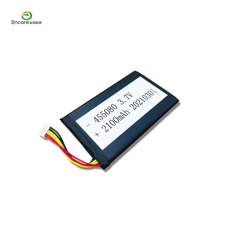 3.7v 2100mah 455080 லிப்போ பேட்டரி