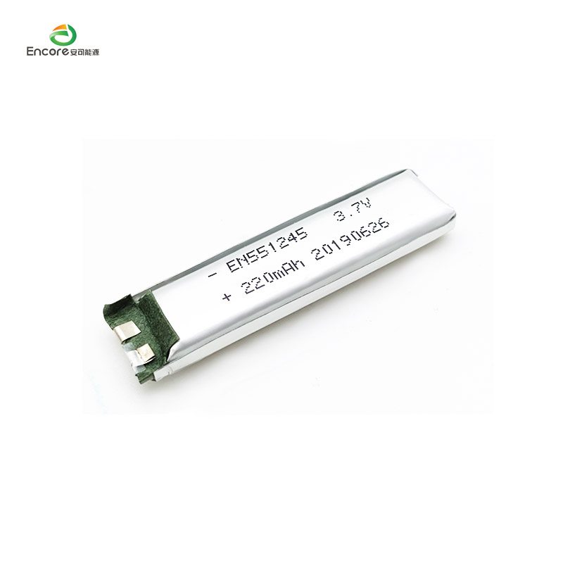 3.7v 220mah லி பாலிமர் பேட்டரி