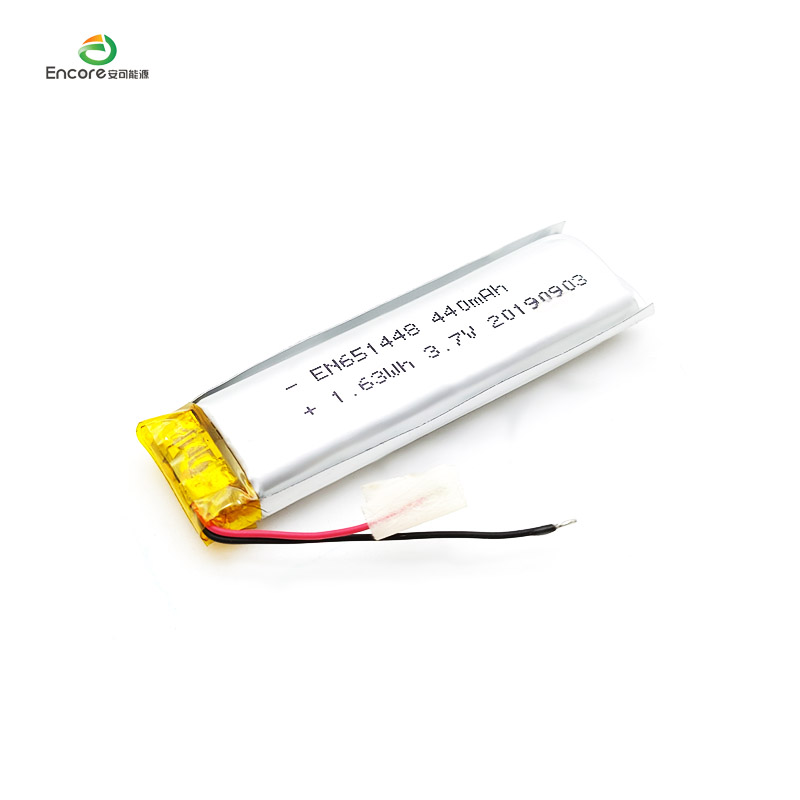 3.7v 450mah லி பாலிமர் பேட்டரி