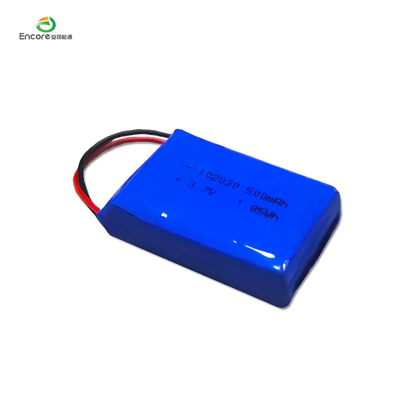 3.7v 500mah 1.85wh லிப்போ பேட்டரி