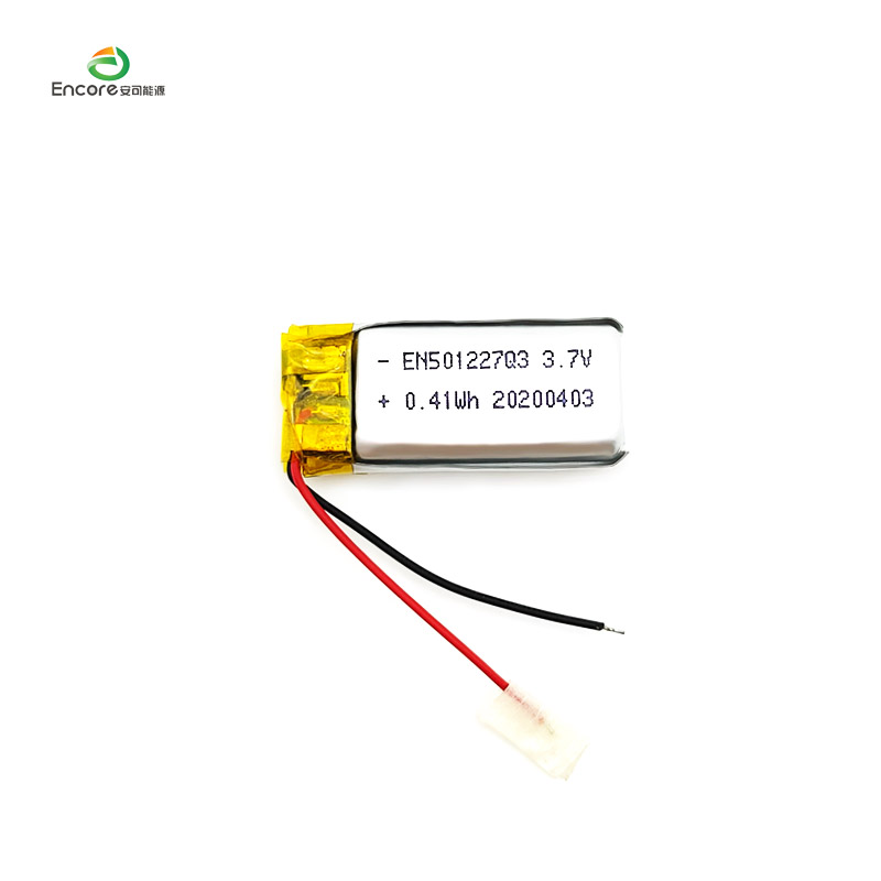 501227 3.7v 110mah லித்தியம் பாலிமர் பேட்டரி