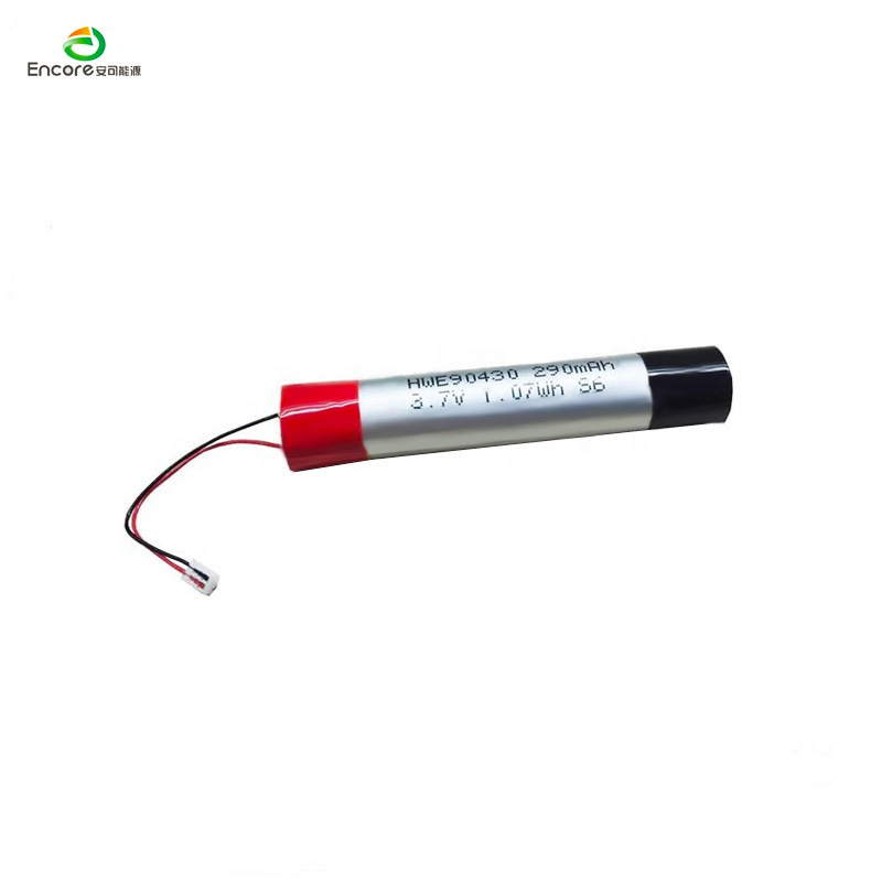 90430 290mAh சிறிய உருளை பேட்டரி